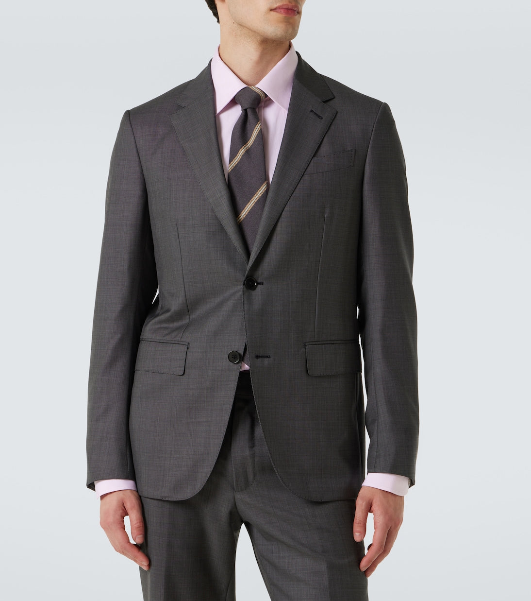 Zegna - Single-breasted virgin wool suit
