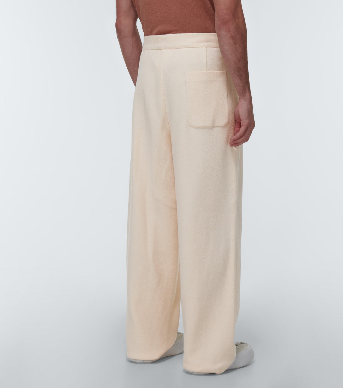 Zegna - Straight cotton bouclé pants