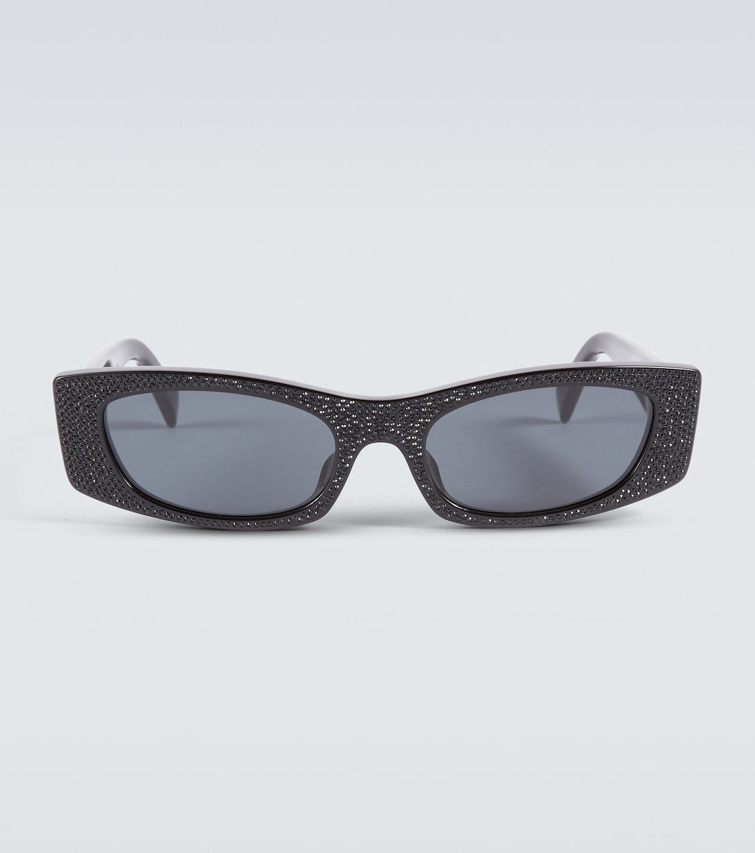 Celine Eyewear - Animation embellished rectangular sunglasses