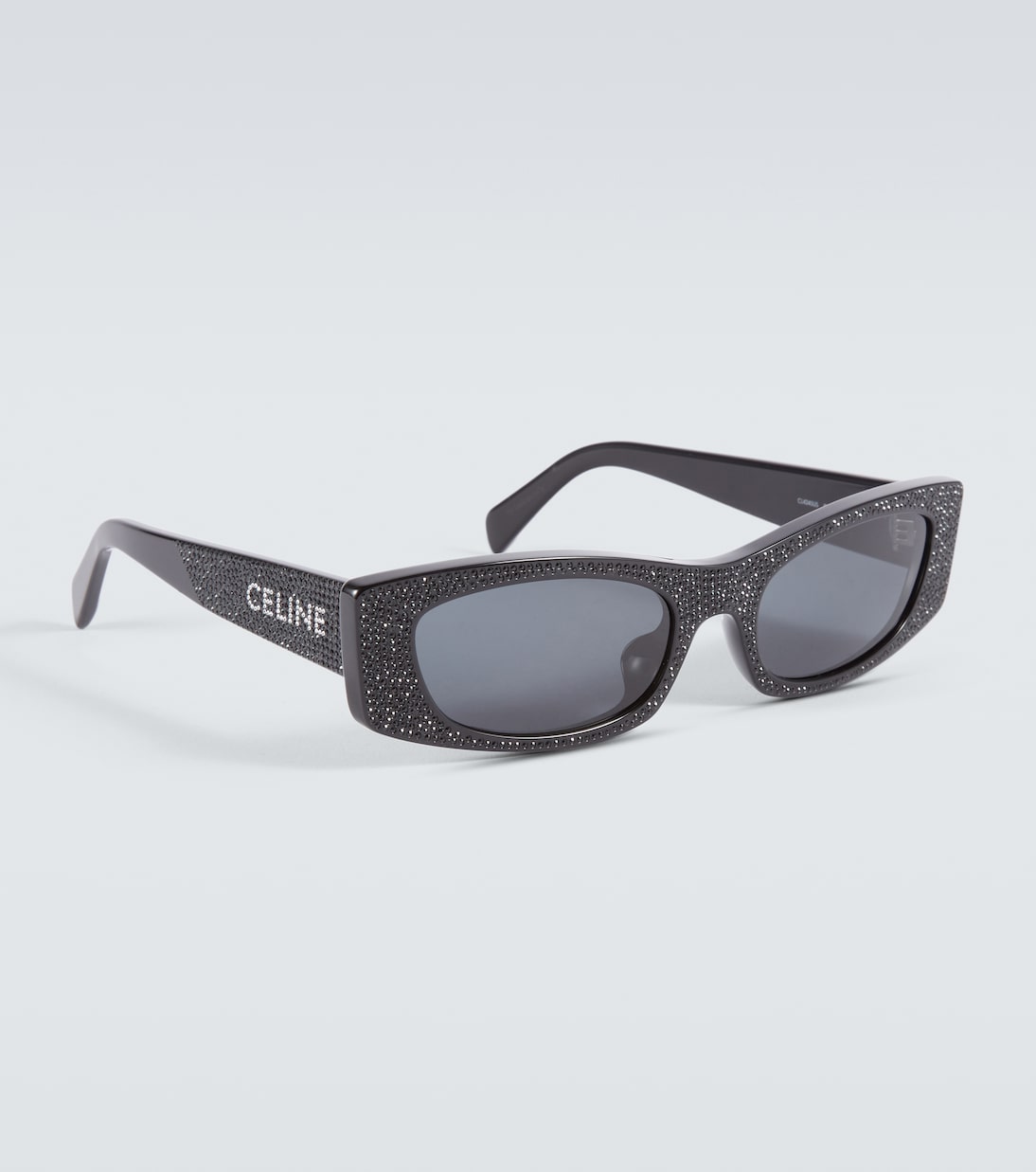 Celine Eyewear - Animation embellished rectangular sunglasses