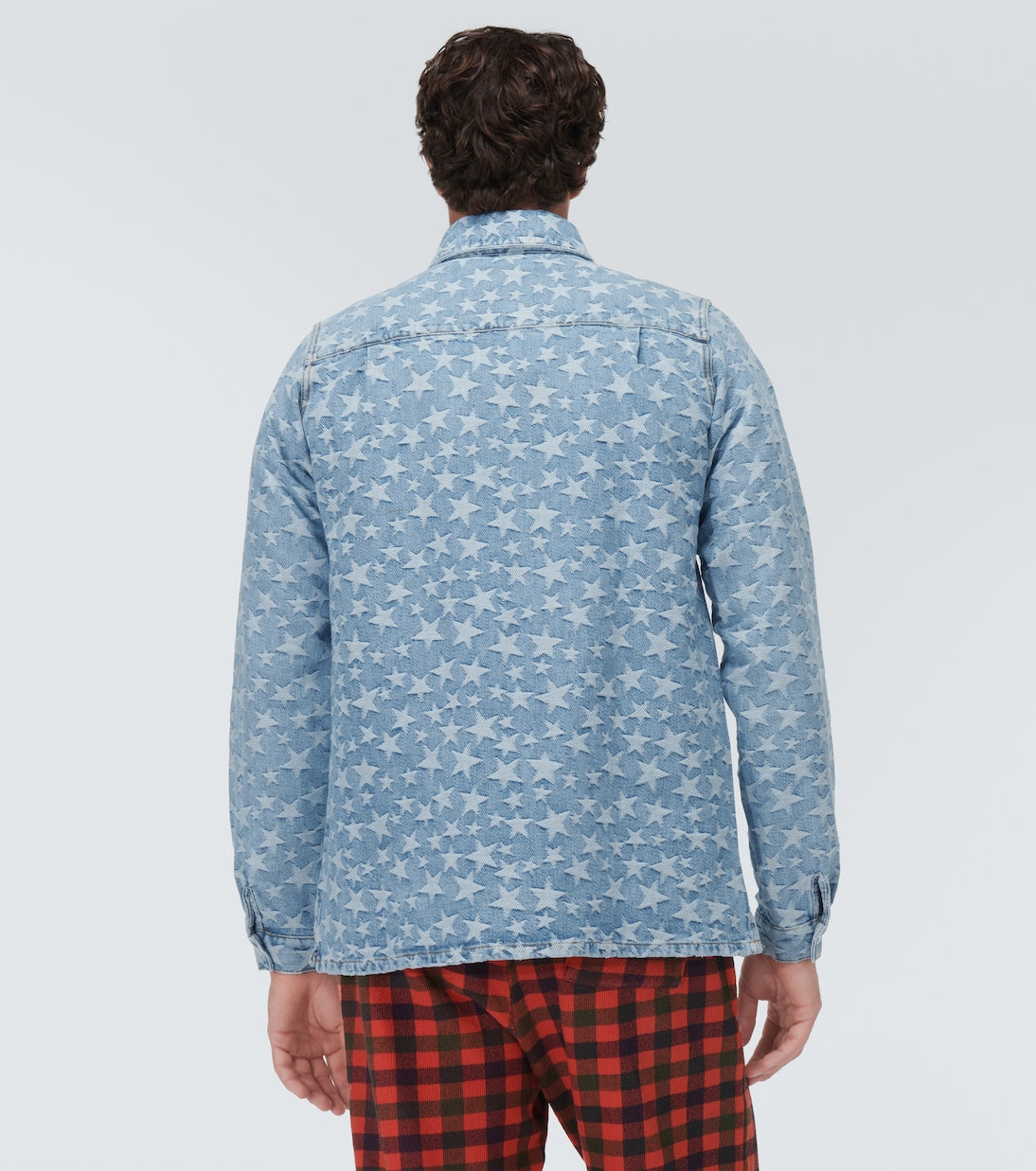 ERL - Jacquard denim overshirt