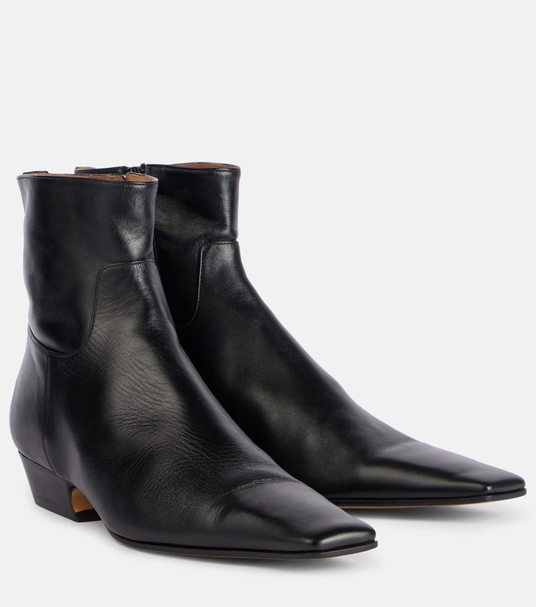 Khaite - Marfa leather ankle boots