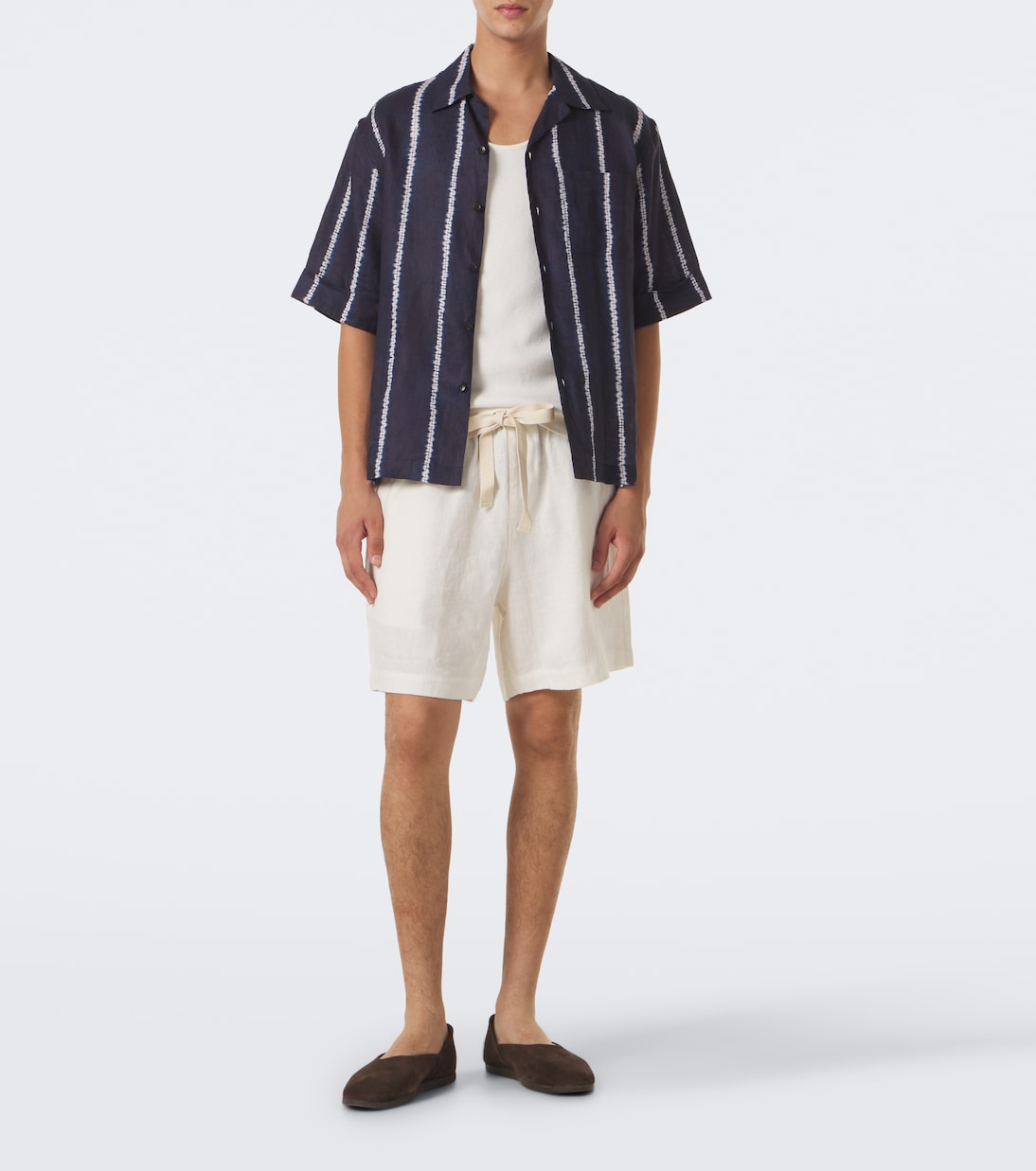 Commas - Linen shorts
