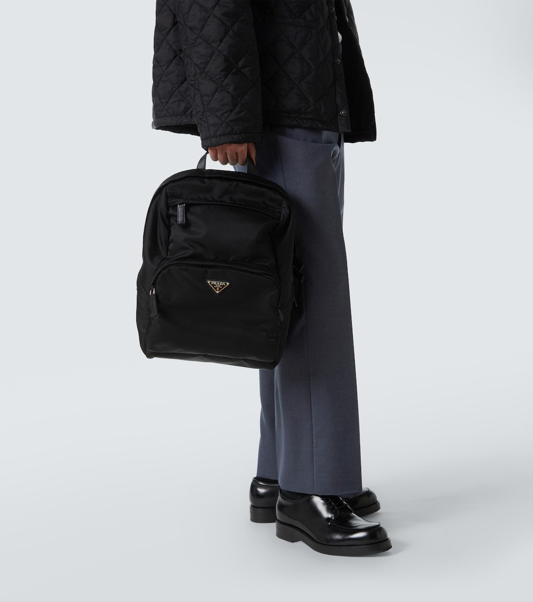 Prada - Re-Nylon logo backpack