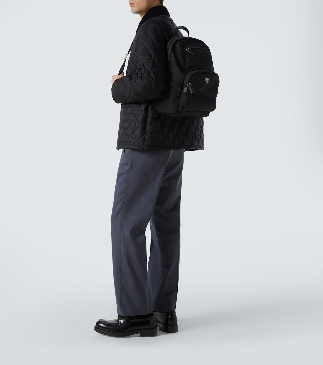 Prada - Re-Nylon logo backpack