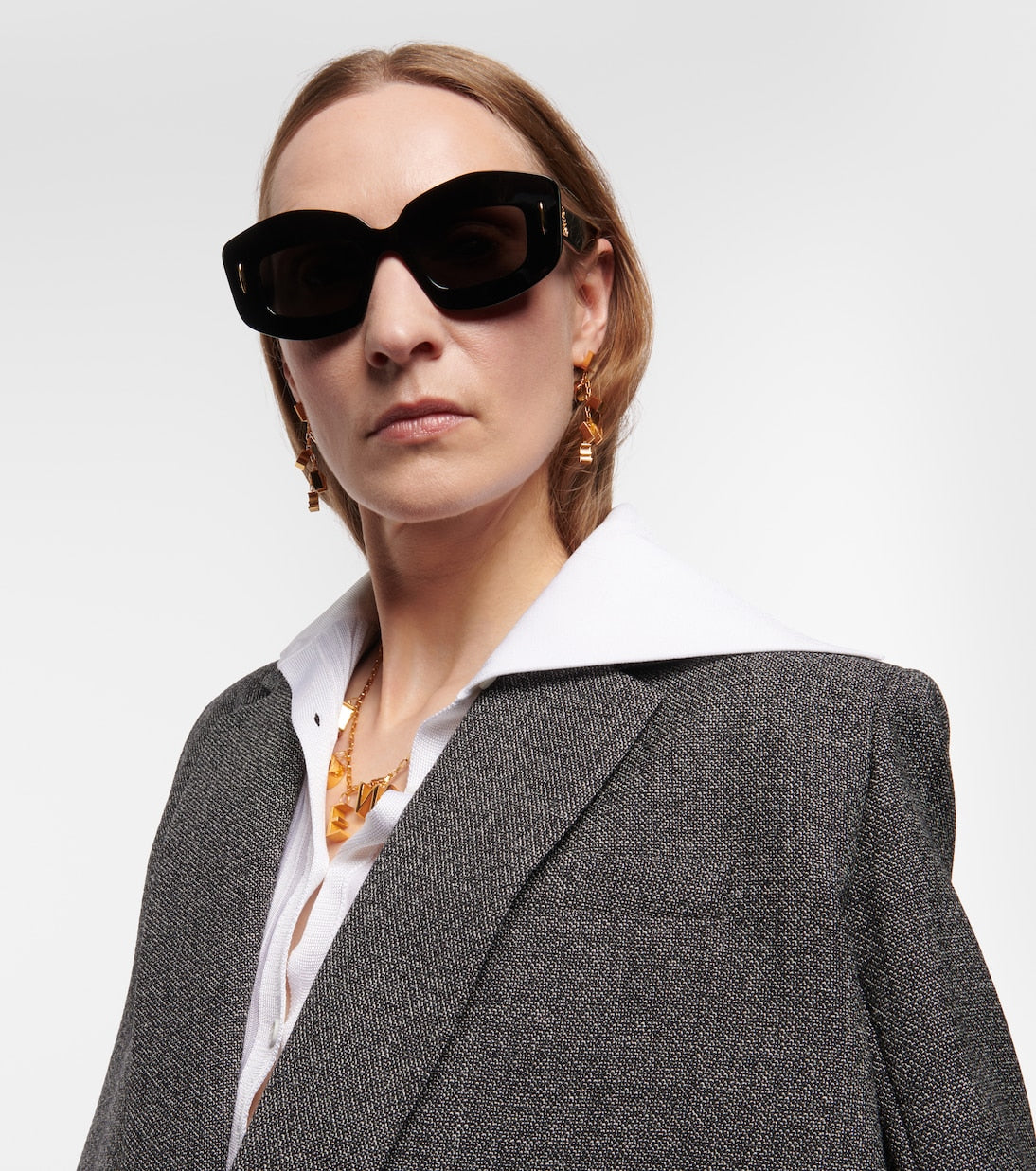 Loewe - Screen rectangular sunglasses
