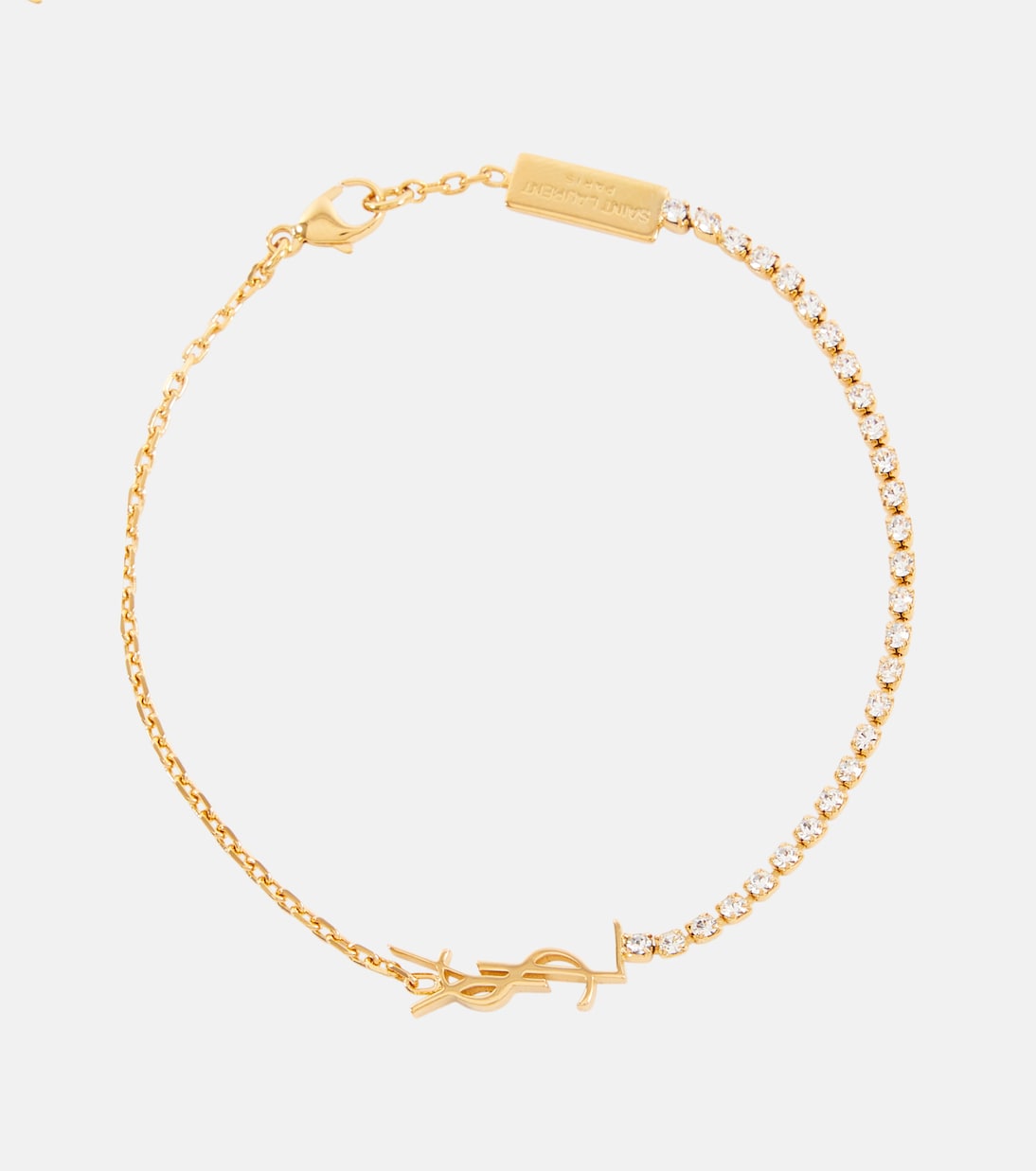 Saint Laurent - Cassandre embellished bracelet