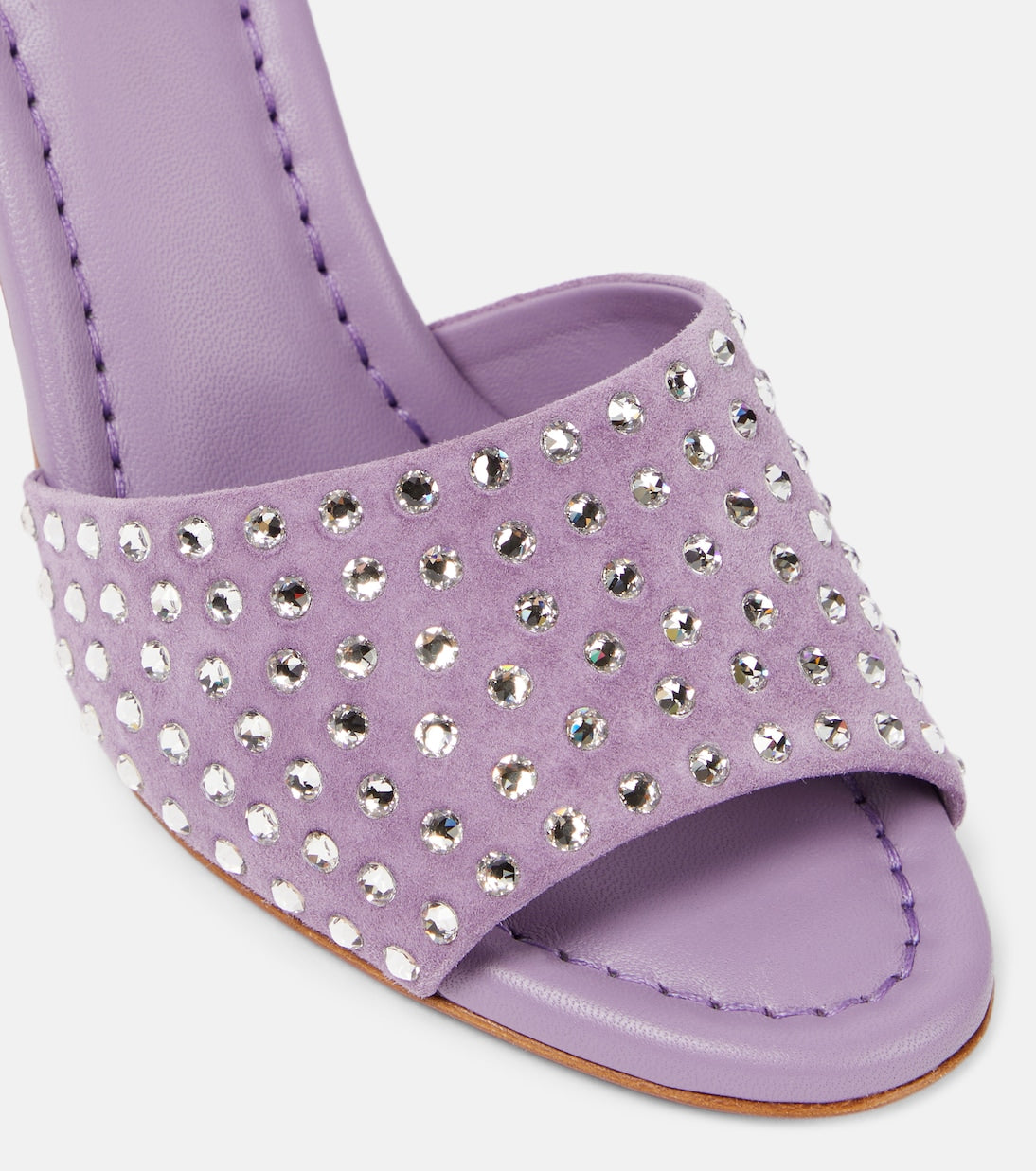 Christian Louboutin - Jane embellished suede mules