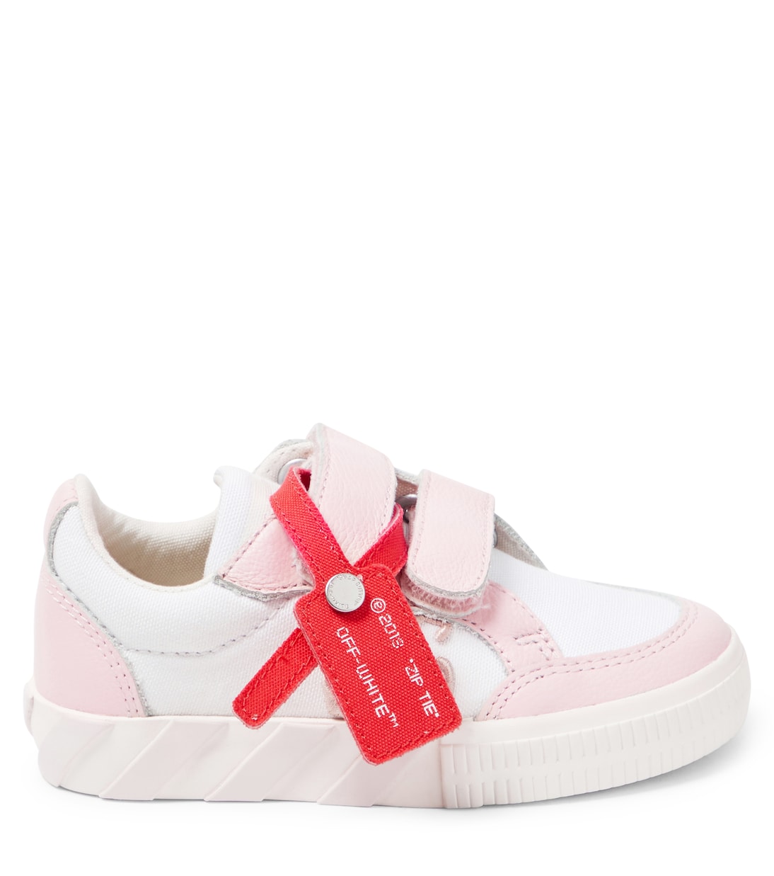 Off-White Kids - Vulcanized leather-trimmed sneakers