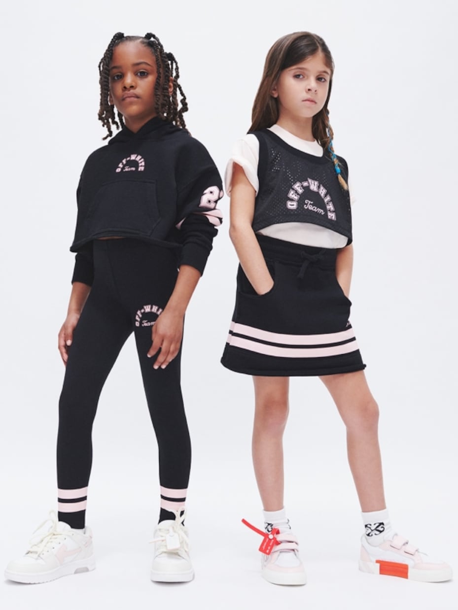 Off-White Kids - Vulcanized leather-trimmed sneakers