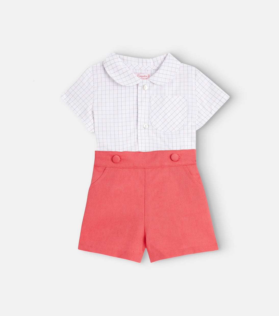 La Coqueta - Baby Victor shirt and shorts set