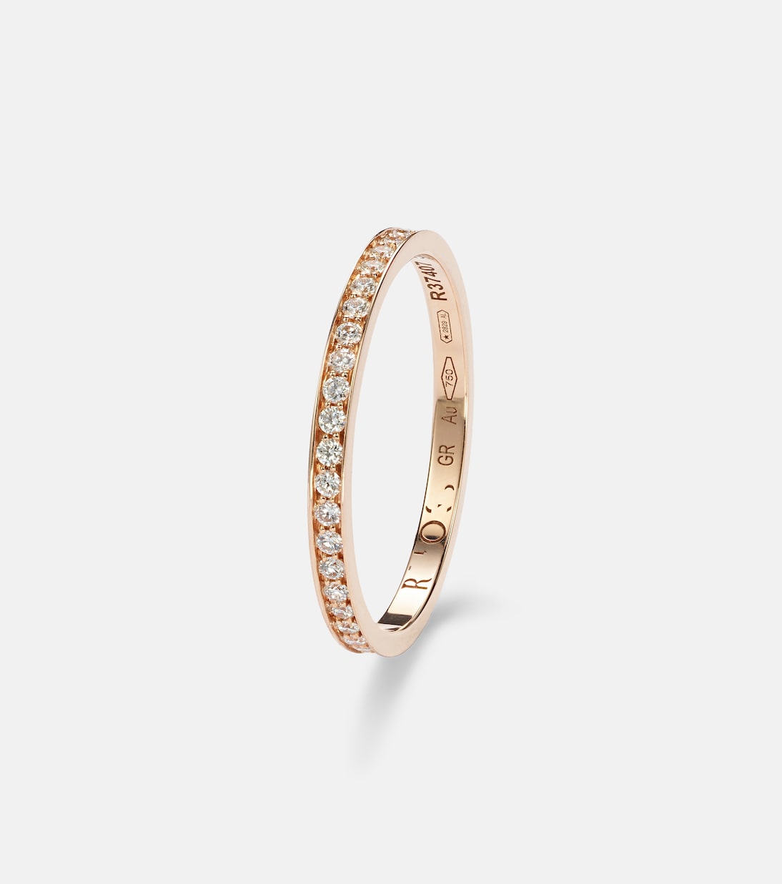Repossi - Bridal 18kt rose gold ring with diamonds