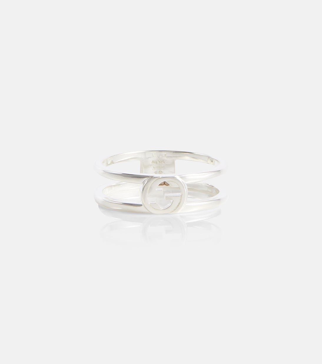 Gucci - Interlocking G sterling silver ring