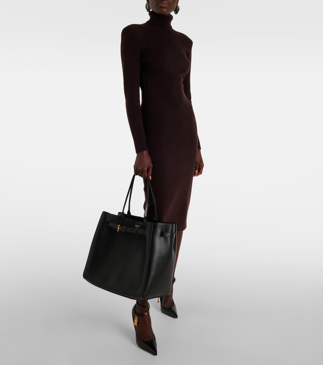 Tom Ford - Tara Large grained leather tote bag