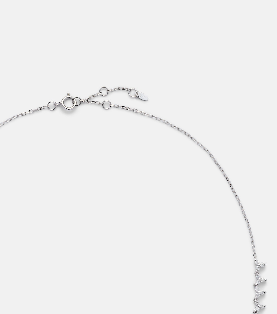 Persée - 18kt white gold tennis necklace with diamonds