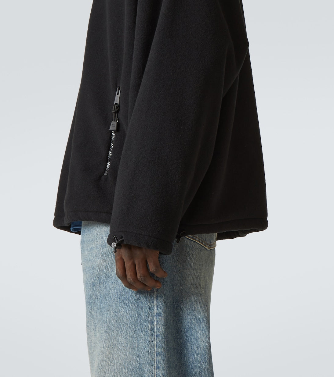 Miu Miu - Fleece half-zip sweater