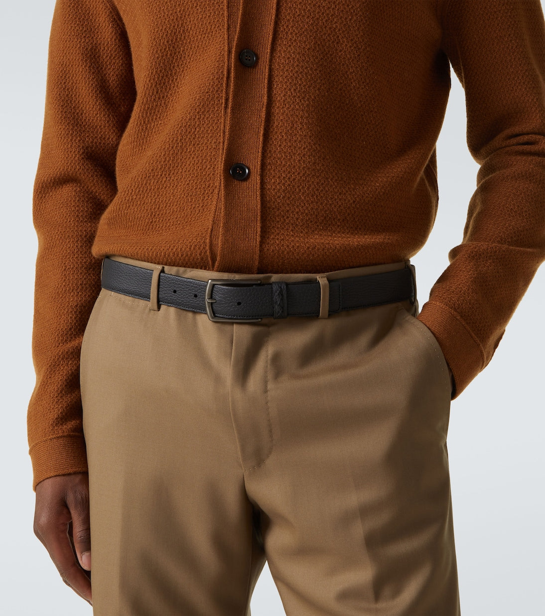 Zegna - Leather belt