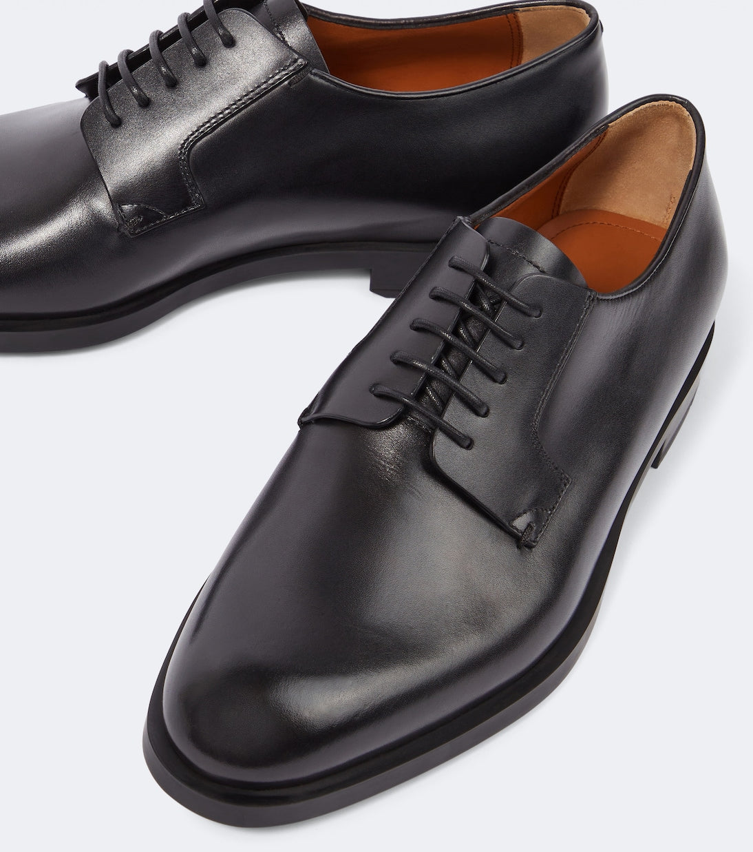 Zegna - New Classic Flex leather Derby shoes