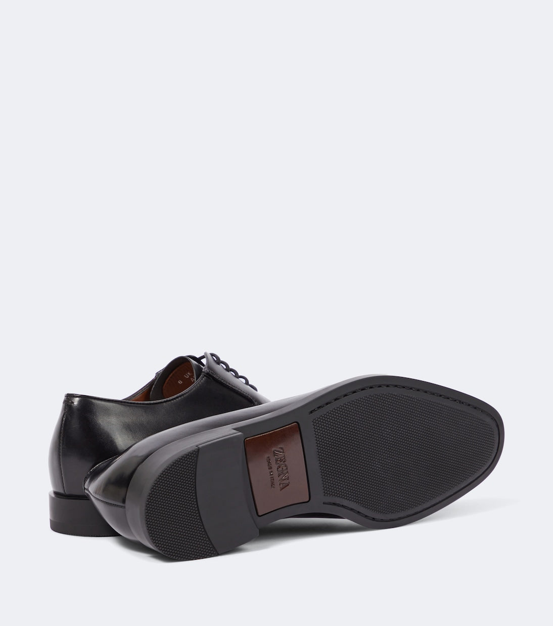 Zegna - New Classic Flex leather Derby shoes
