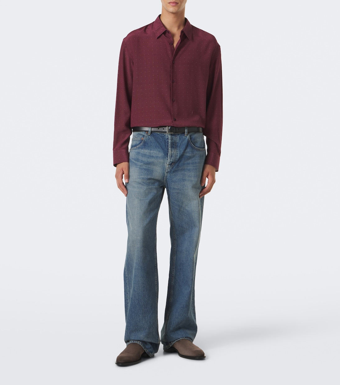 Saint Laurent - Mid-rise straight jeans