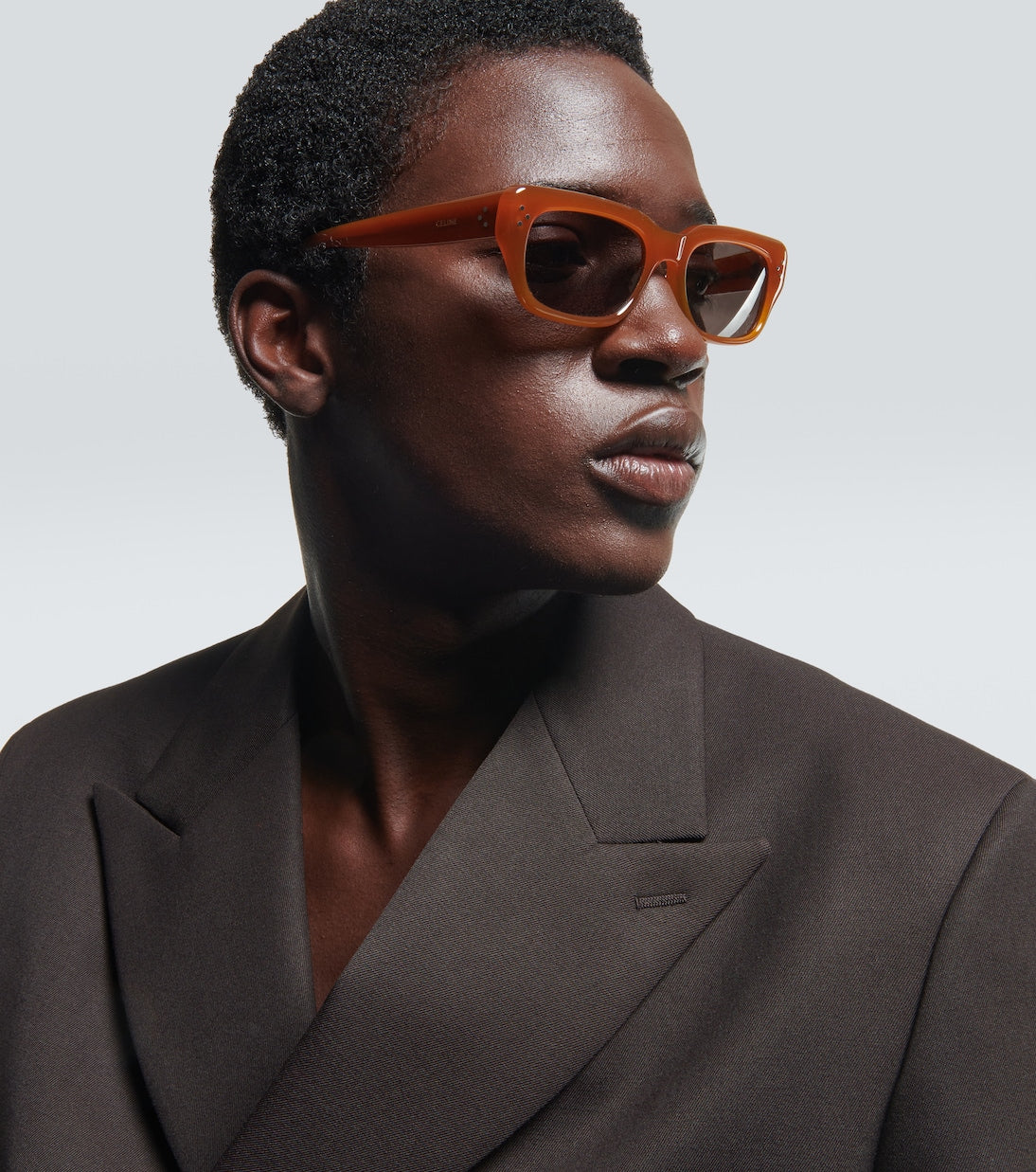 Celine Eyewear - Celine 3 Dots rectangular sunglasses