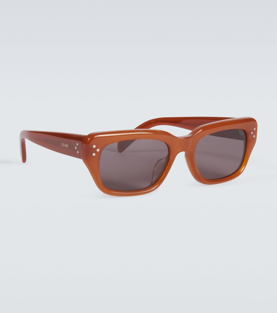 Celine Eyewear - Celine 3 Dots rectangular sunglasses