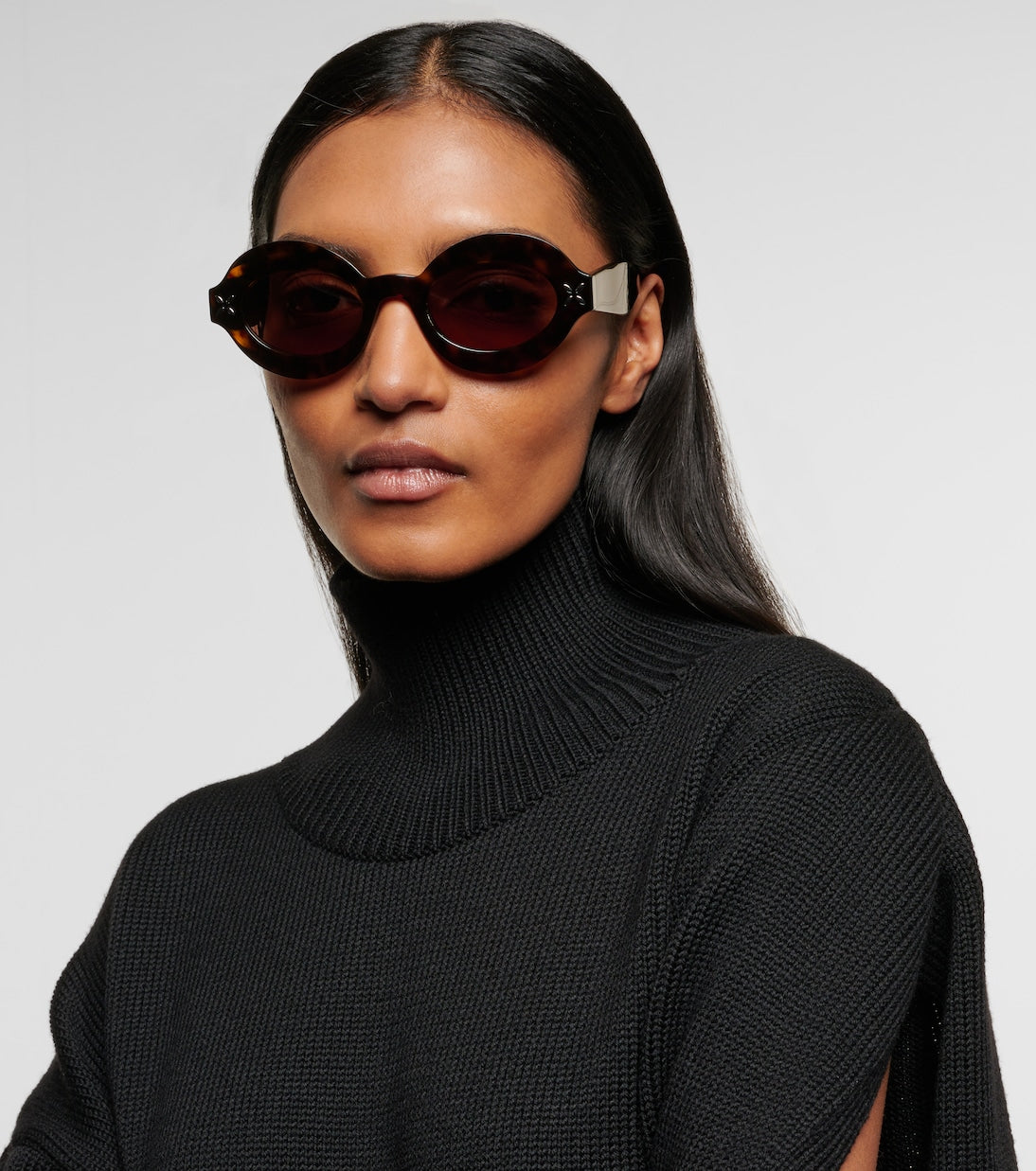 Alaïa - Petal round sunglasses