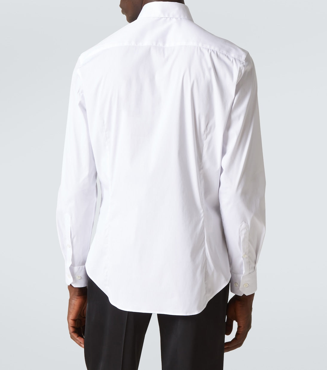 Giorgio Armani - Cotton-blend poplin shirt