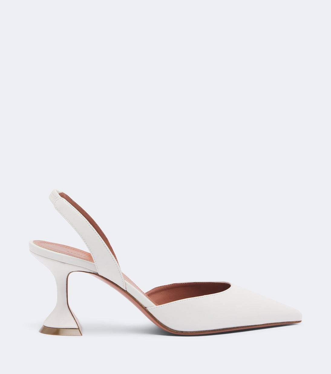 Amina Muaddi - Holli leather slingback pumps