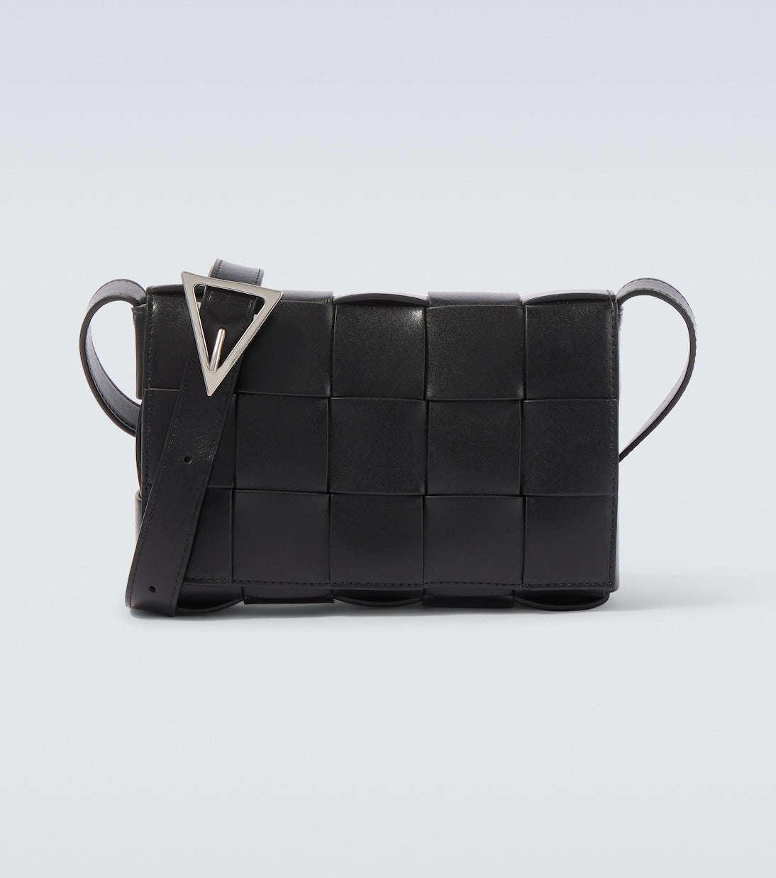 Bottega Veneta - Cassette Intreccio leather crossbody bag