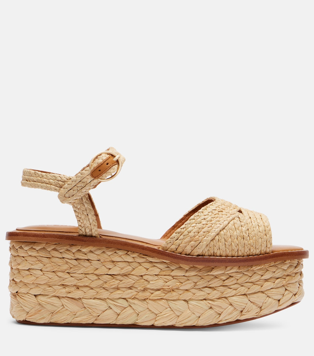 Clergerie - Arty raffia platform sandals