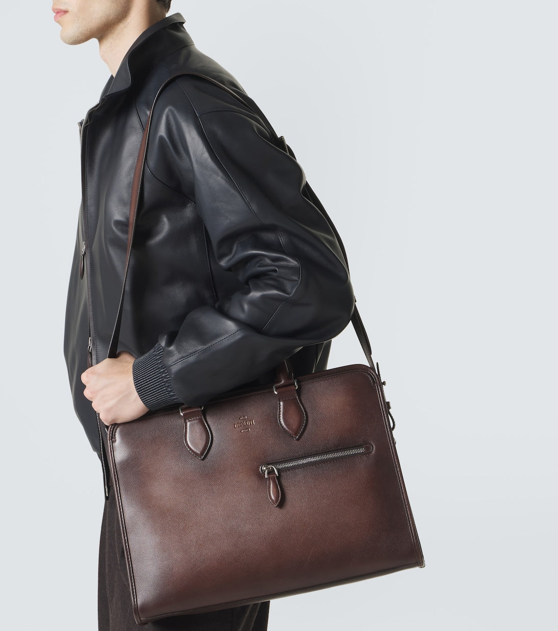 Berluti - Un Jour leather briefcase