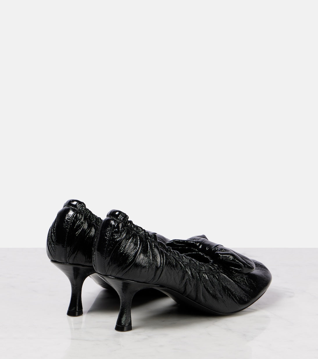 Acne Studios - Bow-detail leather pumps
