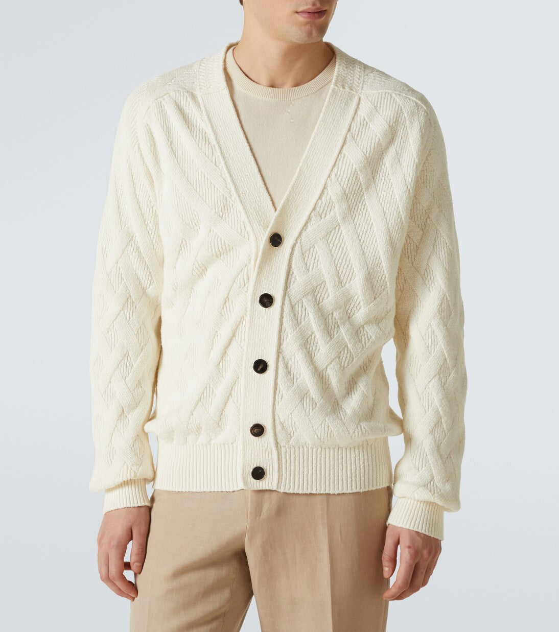 Zegna - Ribbed-knit cotton cardigan