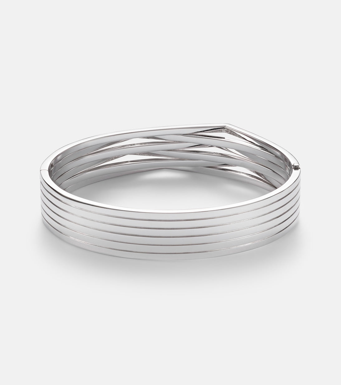Repossi - Antifer 18kt white gold bangle with diamonds