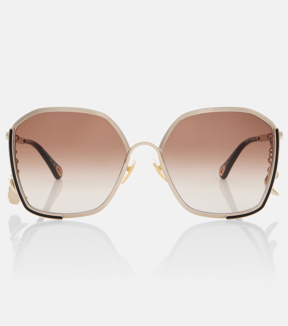 Chloé - Chloé Symbols square sunglasses