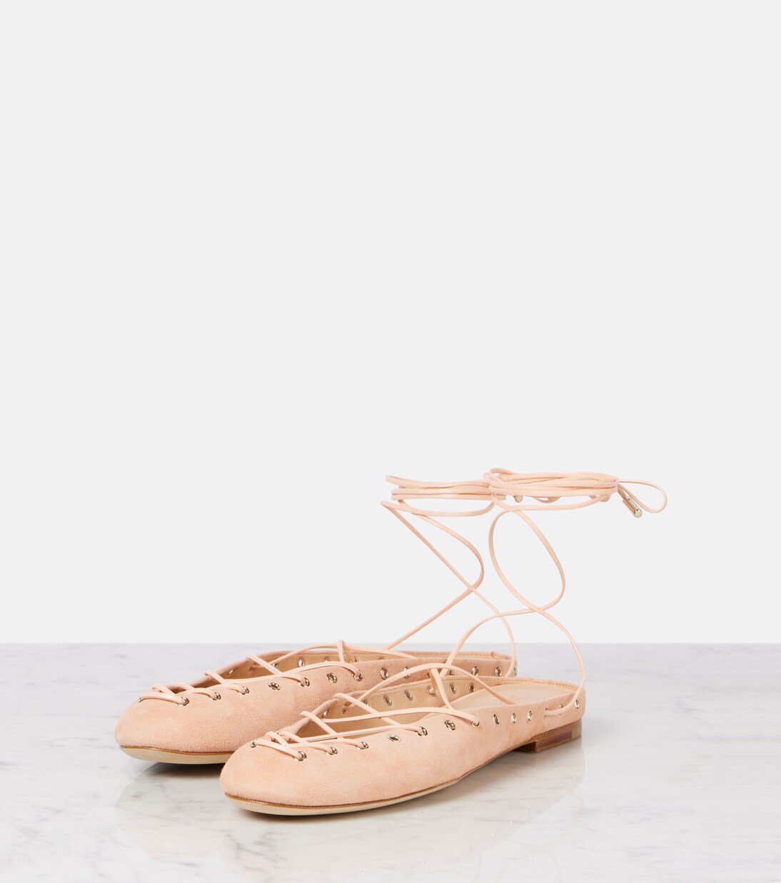 Chloé - Ghillies suede flats
