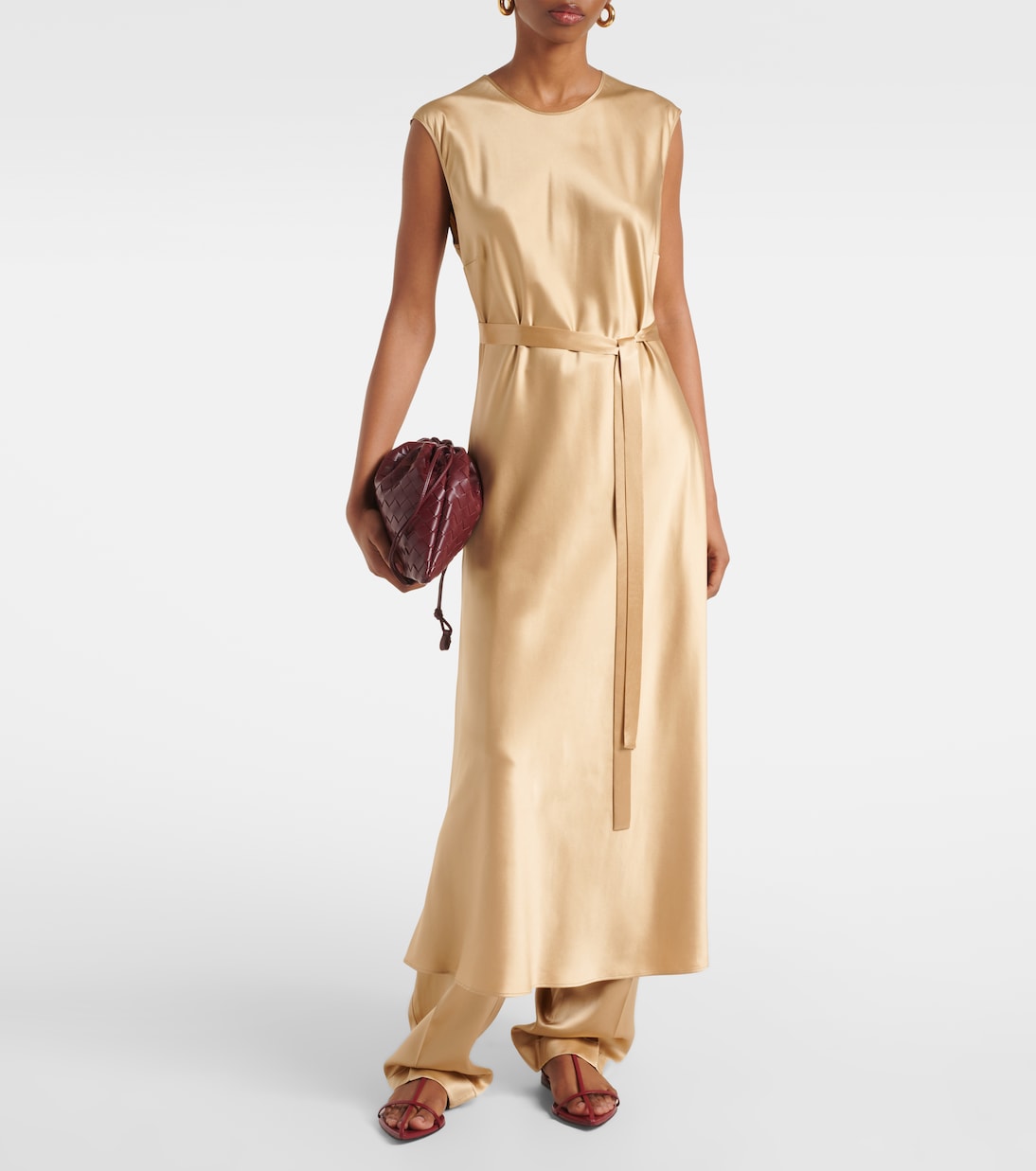 Joseph - Garnier silk satin midi dress