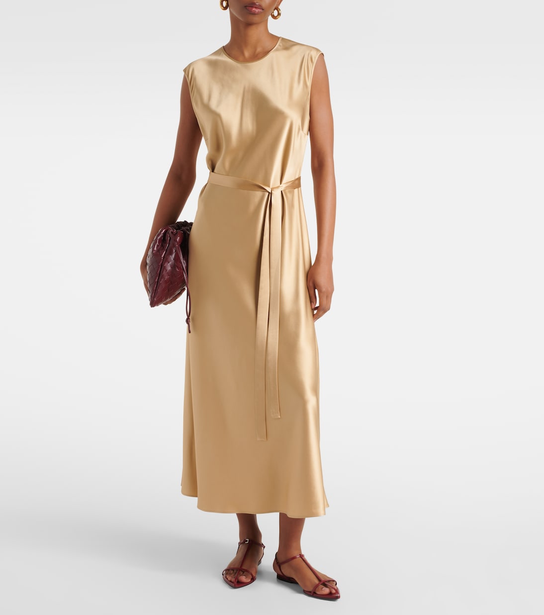Joseph - Garnier silk satin midi dress