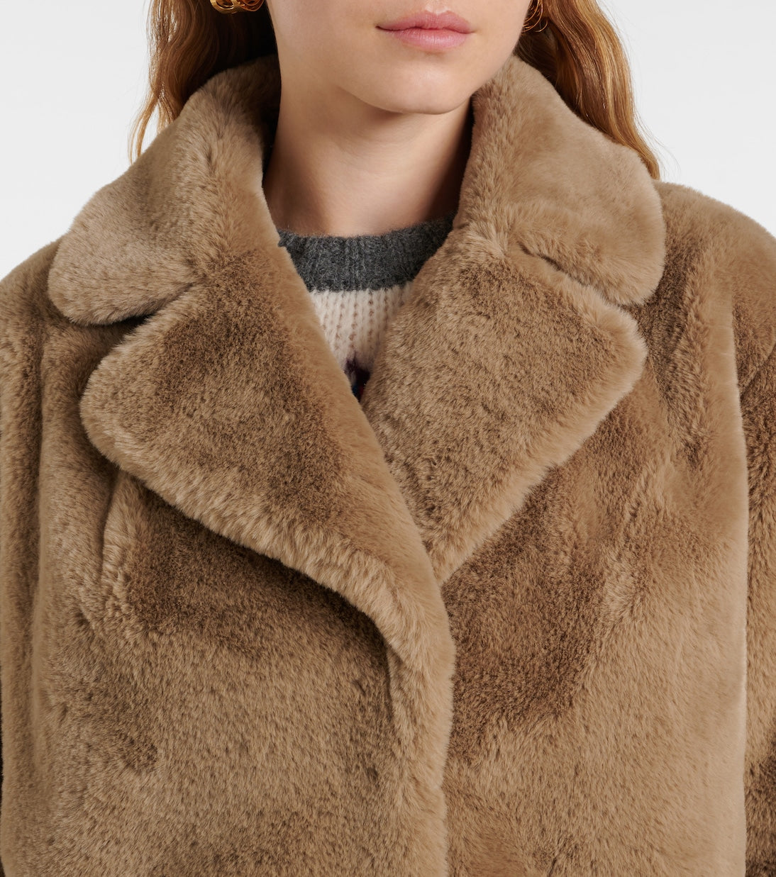 Velvet - Evalyn faux fur coat