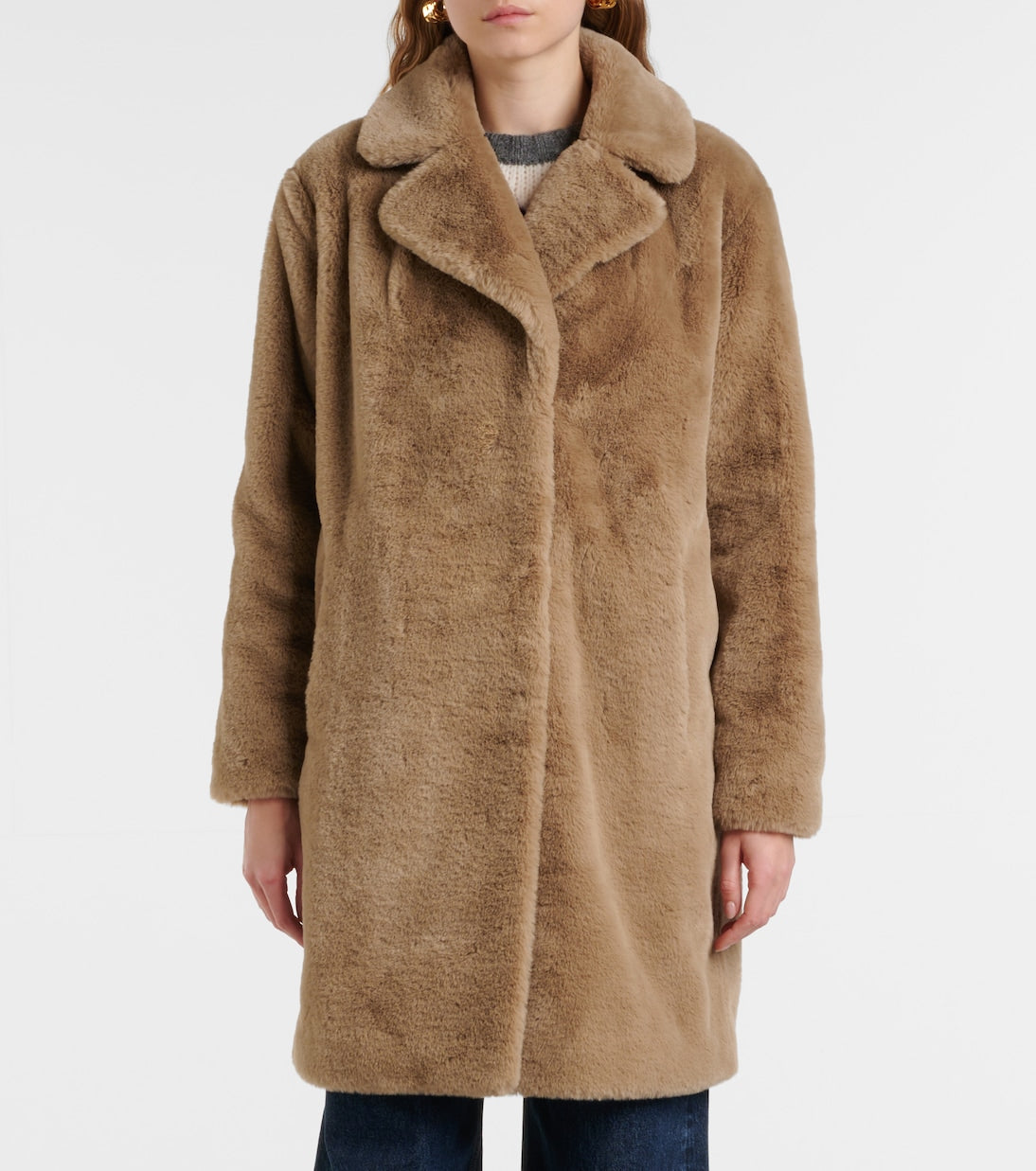 Velvet - Evalyn faux fur coat