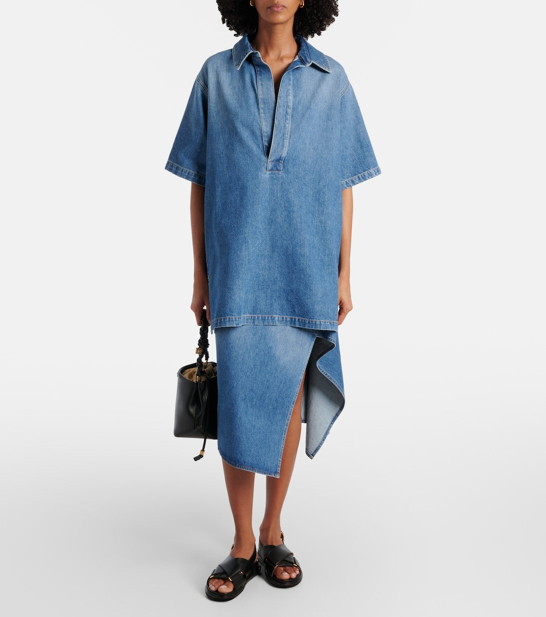 Plan C - Oversized denim shirt