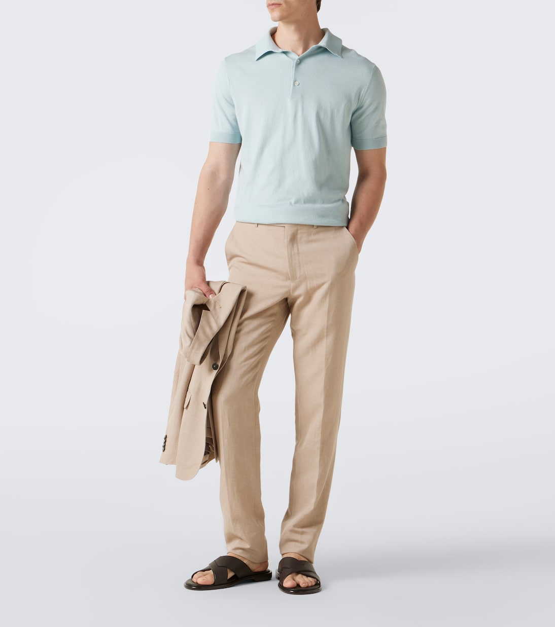 Zegna - Leather sandals