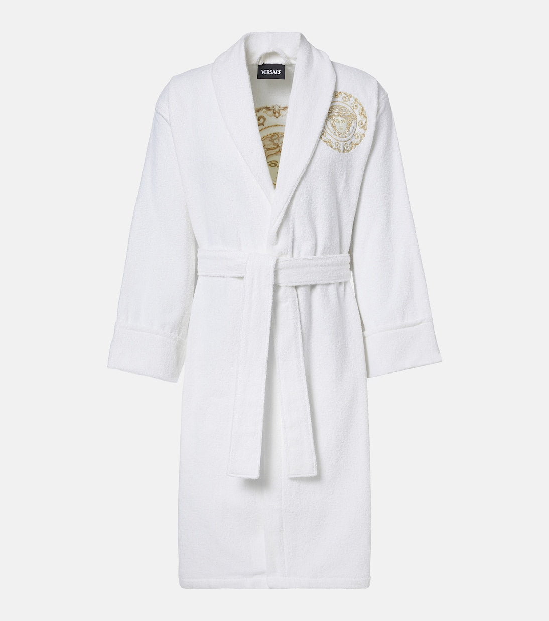 Versace Home - Medusa Gala cotton and linen terry bathrobe