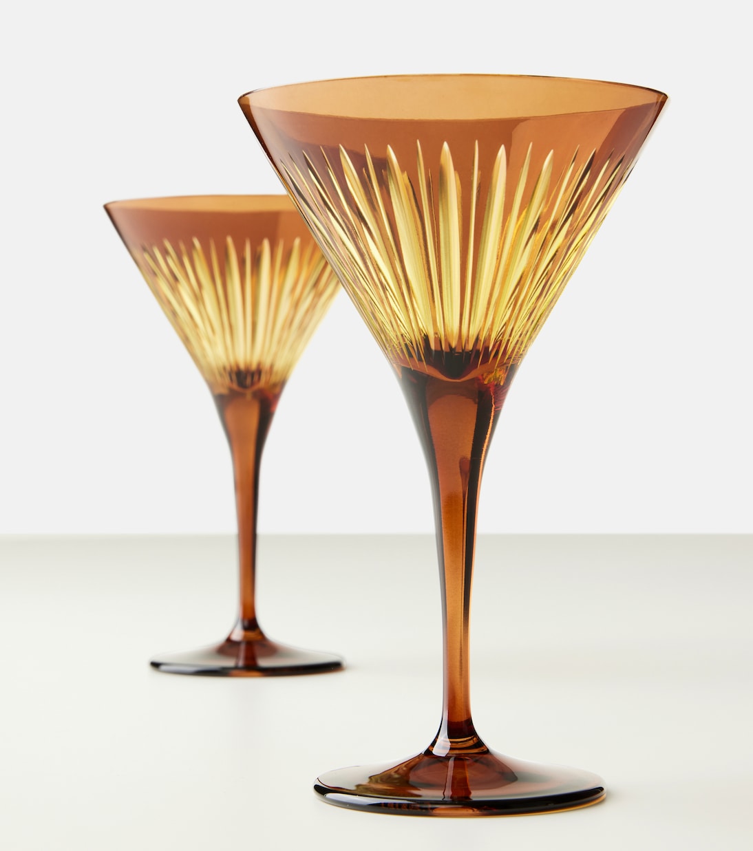 L'Objet - Prism set of 4 martini glasses