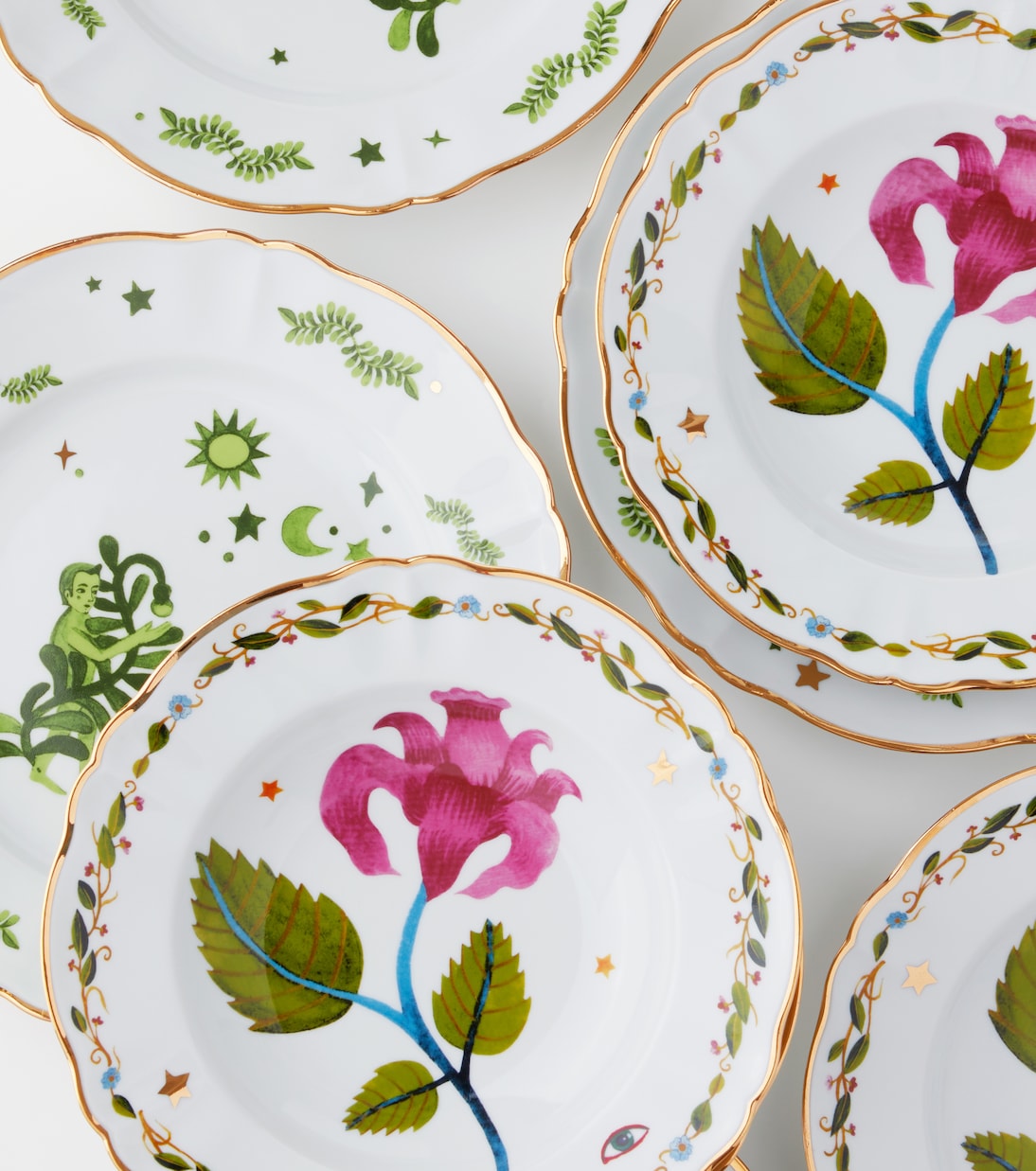 Bitossi - Fabula Profumo set of 4 soup plates