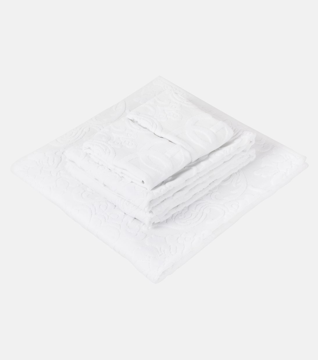 Dolce&Gabbana Casa - Set of 5 jacquard cotton terry towels