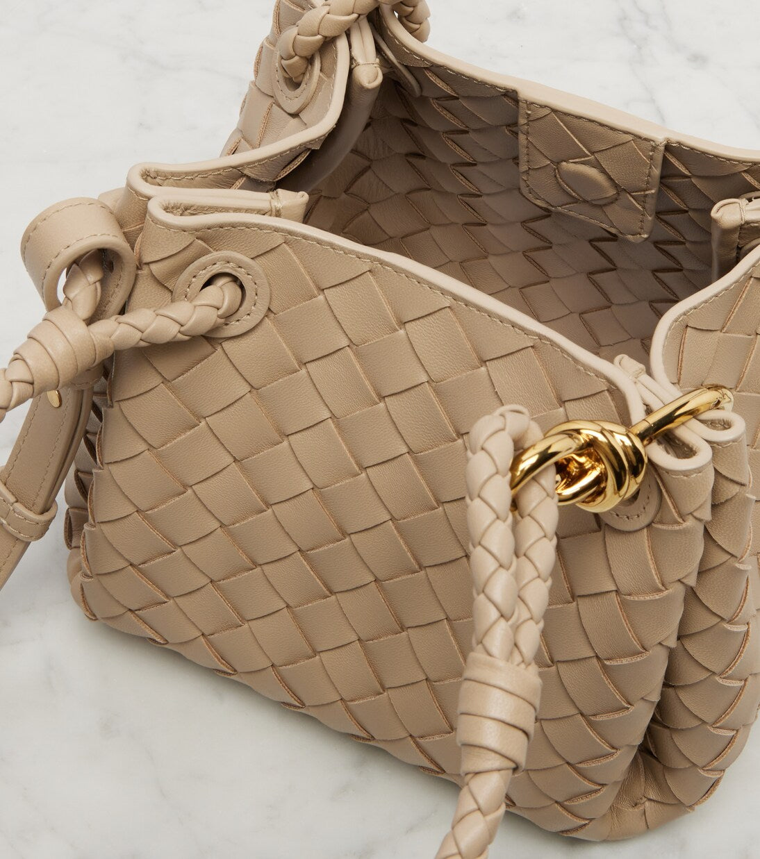 Bottega Veneta - Parachute Small Intrecciato leather tote bag