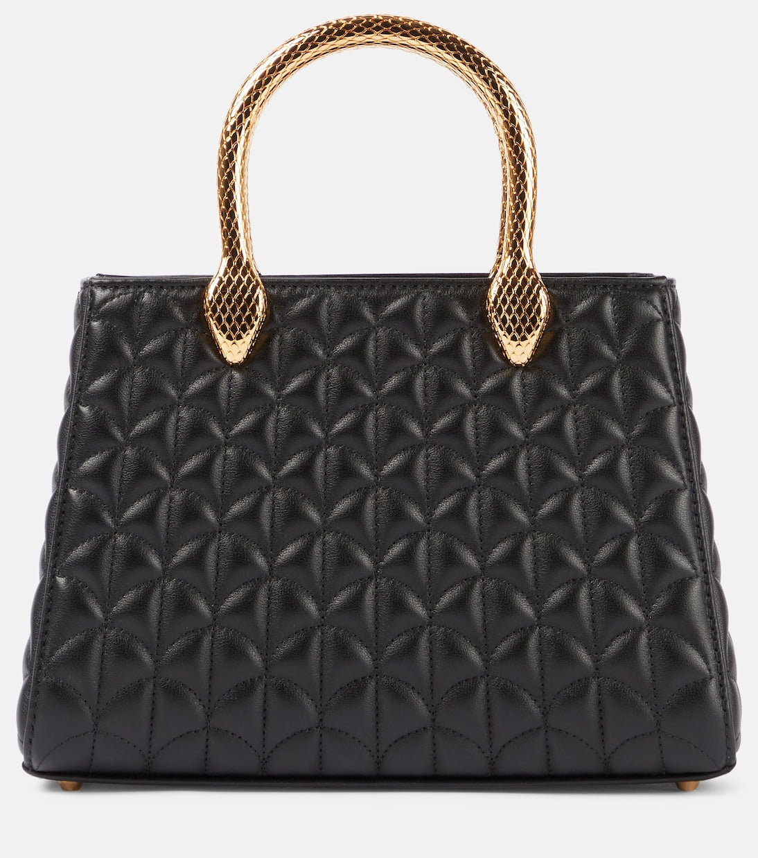 Bvlgari - Serpentine Duo leather top-handle bag
