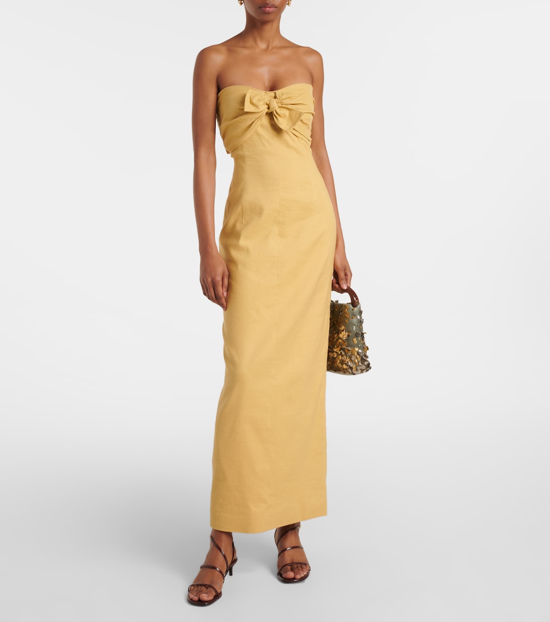 Tove - Rahel linen and cotton-blend maxi dress